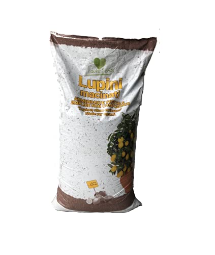 "Grano di Lupini Organico 25 kg Specifico per Frutta da Citroni (Limoni, Arance, Mandarini, Azalee, Camelia)"