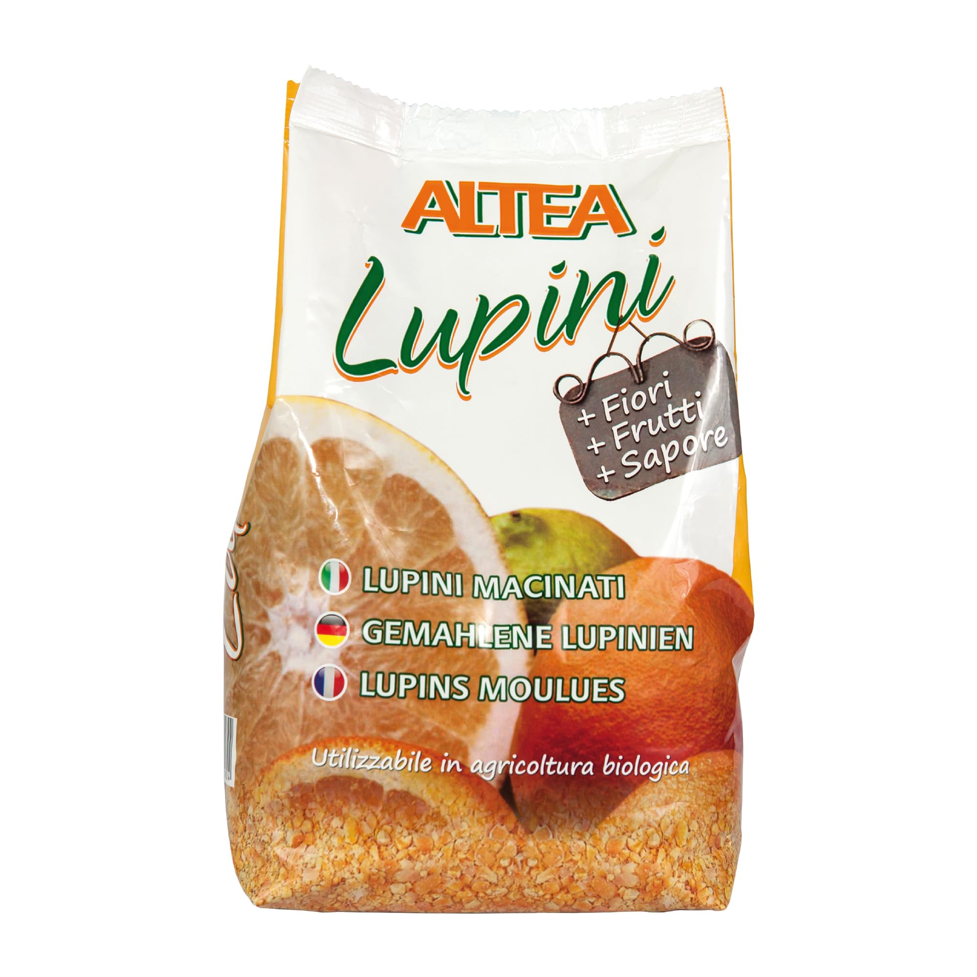  Tecnokit Ground Lupins per Limoni e Frutti Citrus, Abbondante Fertilizzante Acidiophile Naturale per Piante Acidiophile